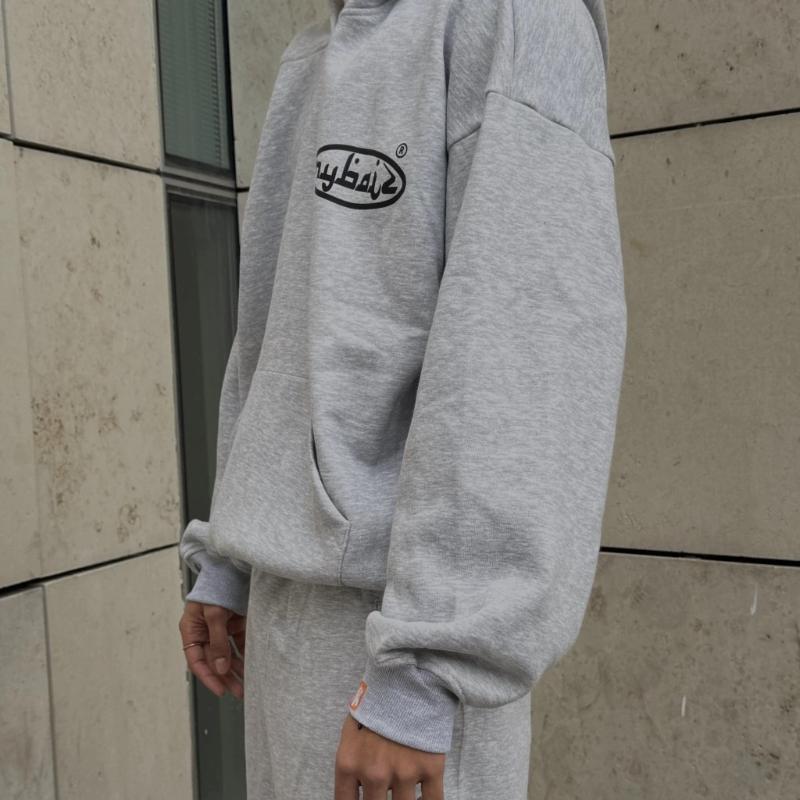 European and American autumn and winter high street print trend autumn and winter casual hooded sweatshirt