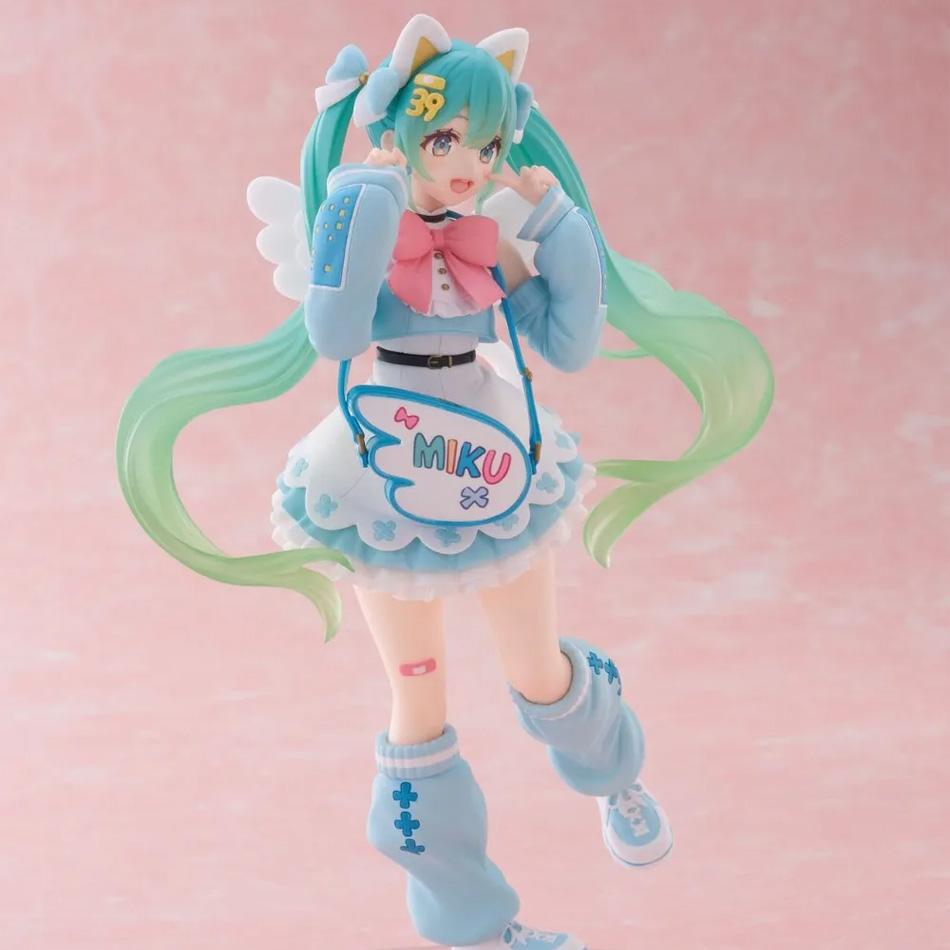 Genuine Original In Stock Taito Fancy Ver Hatsune Miku Fashion Figure Anime Figure Model Collector Figurine Toys for Children