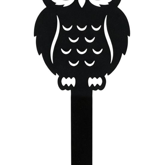 Halloween Gartenstecker 5 Stück Pflanzstecker, Acrylschild für Außenbereich Garten Rasen Hinterhof, Pflanzen Dekorationen Geisterhaus Schwarze Katze Silhouette Kunst Dekor