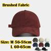 XXL Big Size Baseball Caps Solid Big Head Brushed Soft Cotton Extra Large Size Low Profile Golf Hats Women's OverSize Cap Men