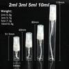 Bouteille de pulvérisation de brume 2Ml 3Ml 5Ml 10Ml, bouteille à pompe de pulvérisation, verre rechargeable de voyage par