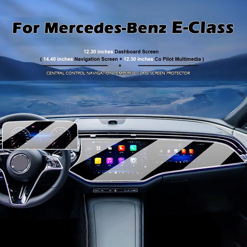 Tempered Glass Screen Protector for Mercedes-Benz E-Class AMG W214 S214 W213 S213 Car GPS Navigation Center Touch Dashboard