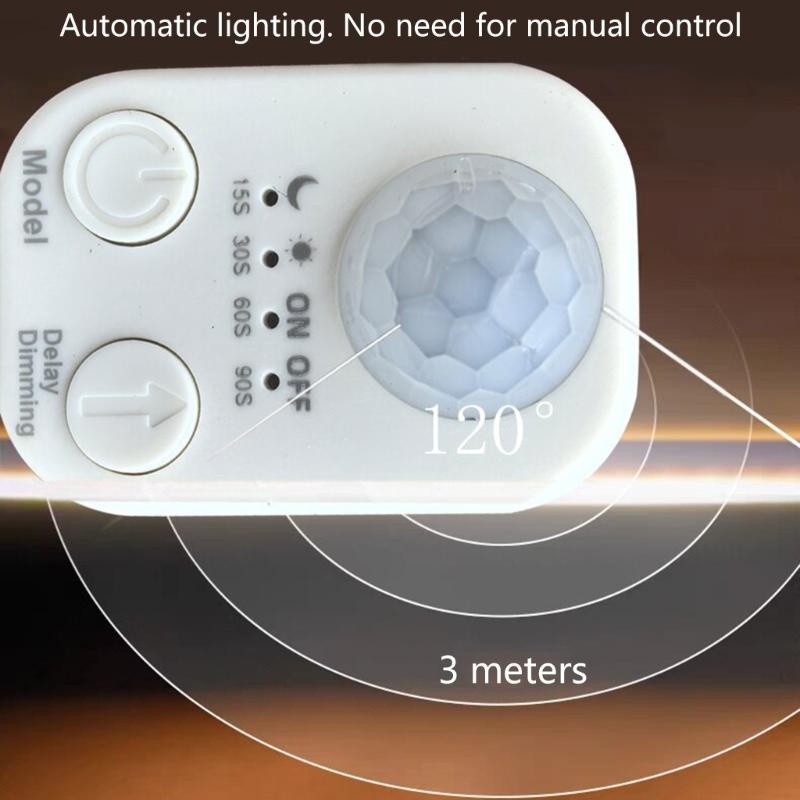 Small Motion Detection Switches Flexible Delay Lighting Control 4 Type Low Power Usage Simple to Operate for LED Light