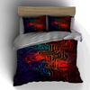 Abstract, vibrant, geometric. Bedding Duvet cover sets Duvet covers Pillowcases gifts (1 * Duvet Cover 2 * Pillowcases, without duvet insert)