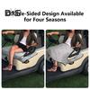 Golf Cart Seat Cover Soft Velvet Surface Golf Cart Seat Towel Blanket with Non-Slip Bottom for Most Club Car Cart Accessory