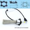 10Pcs H7 LED Car Headlight Bulb Adapter Base Holder Auto Headlamp Socket Retainer For Opel Honda CRV Mazda 3/5/6/M3/M5/M6