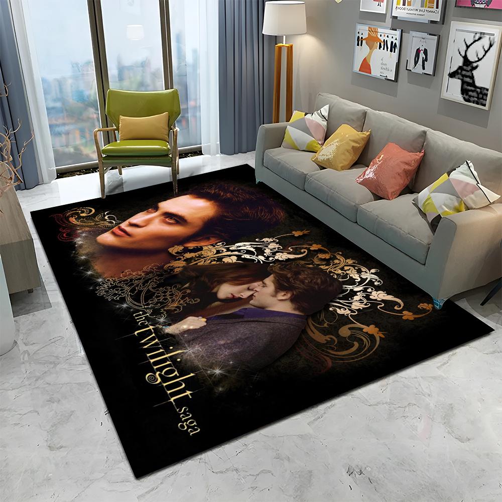 3D-Druck The Twilight Saga HD Teppich für Zuhause Wohnzimmer Schlafzimmer Sofa Fußmatte Dekor, Kinder Spielbereich Teppich Rutschfeste Bodenmatte