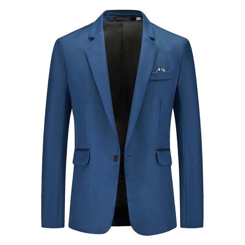 Chaqueta de traje casual para hombre estilo coreano sin plancha