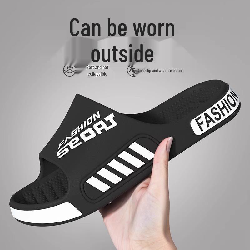 2025 Trendige Herren EVA Rutschfeste Outdoor-Slipper, Große Größe, Abriebfest, Ideal für Studenten.