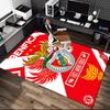 [1 Stück SL Benfica Büro Teppich] Pflegeleichter Stuhlunterlage für Konferenzraumnutzung, Langlebige Bereich Sofa Bodenmatte