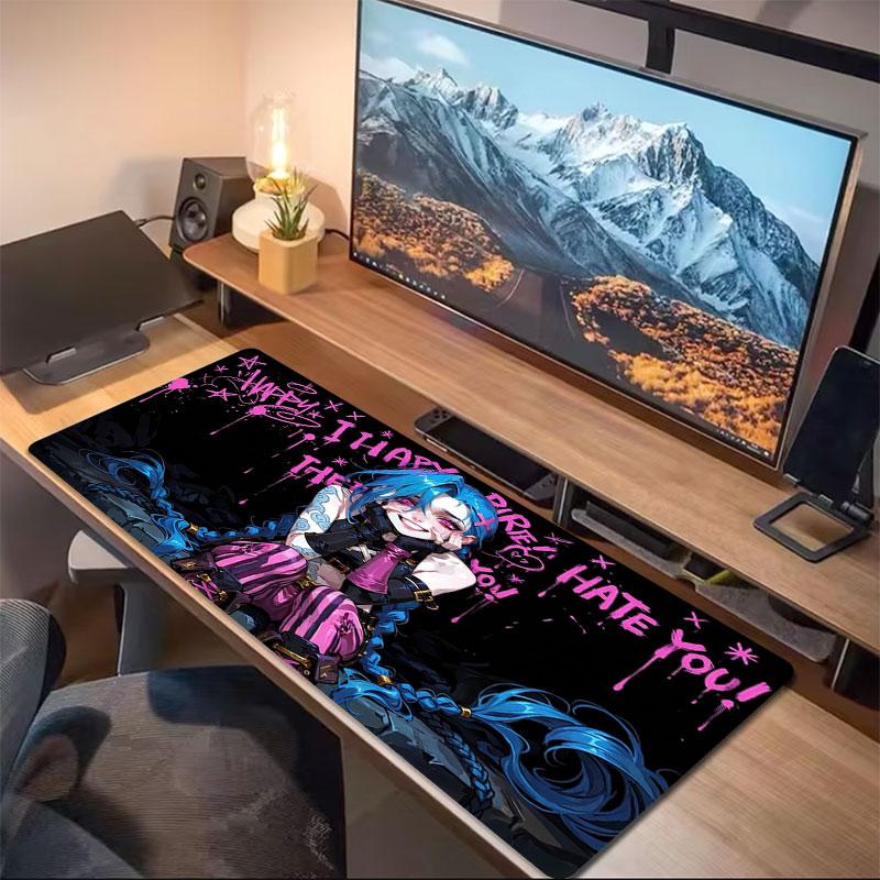 Neon Dreamscape Large Size Mouse Pad Large Gaming Table Cushion Nonslip Laptop Tablet Big Mousepad Xxl Mat Mini Pc Playmat With Lock Edge