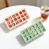 Ice Cube Mold with Lid And Storage Box Press-Release Ice Cube Tray for Freezer BPA-Free Odorless Food Grade Plastic Ice Maker for Home Party