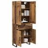 Highboard Reclaimed Wood 69.5 x 34 x 180 cm Particle Board