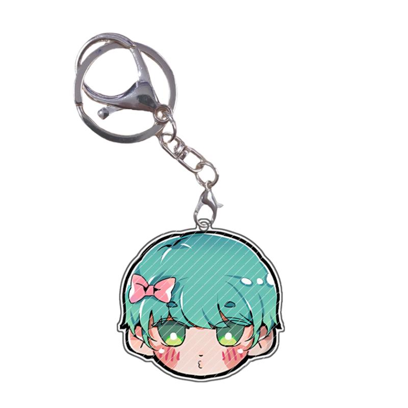 Acrylic Keychain KPop Demon Hunters Rumi Mira Zoey Jinu Baby Saja Celine Bobby Cartoon Anime Characters Gift Pendant Decoration