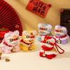 2026 New Year Lions Doll with Bells Backpack Charm Hanging Design Lions Pendant Chinese Spring Festival Ornament for Kid