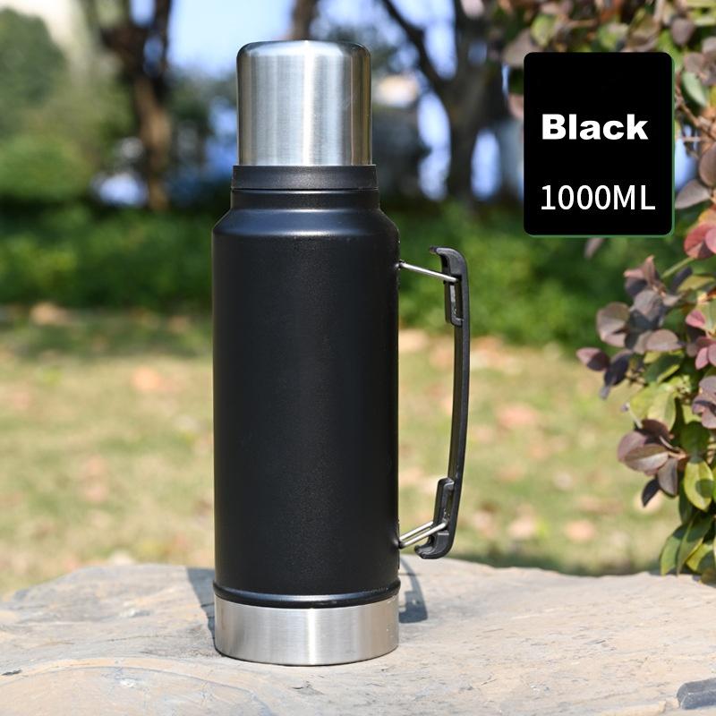Double Wall Stainless Steel Thermos Bottle Portable Vacuum Flask Large Capacity Insulated Water Bottle Tumbler Tea Cup Mug