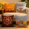 Kissenbezug Leinen Hautfreundlich Weich Dekorative Hülle für Sofa Heimdeko Diwali Festival Kissenbezug