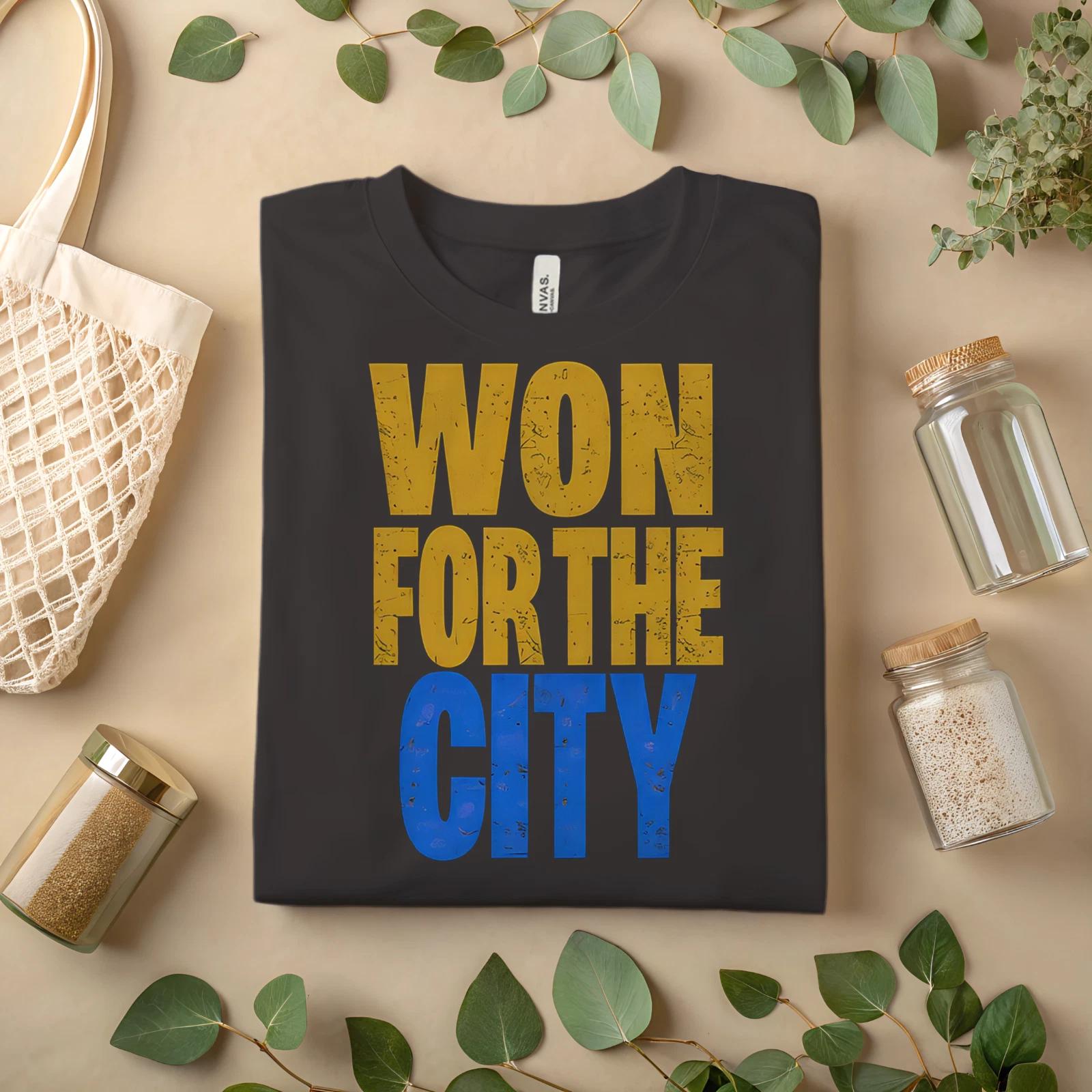 

Won For The City T-Shirt – Bold Sports Victory Celebration Graphic Tee A102 L