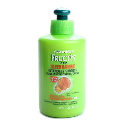 Garnier Fructis Sleek & Shine Intensely Smooth Leave-In Conditioning Cream, 300ml, 1 Unit