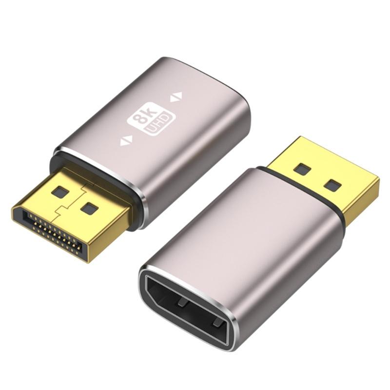 8K  1.4 Adapter Right Angle   Male to Female Vertical Connectors Converter Extender Support 8K@60Hz