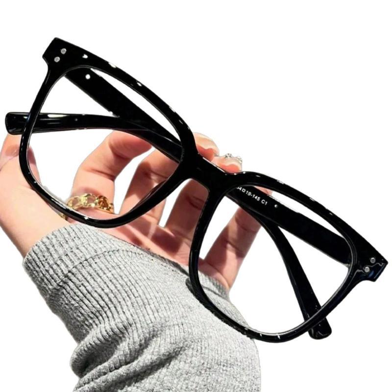 Transparent Frame Anti Blue Light Blocking Glasses Reduce Eye Fatigue Classic Computer Eyewear for Men Women Home Use