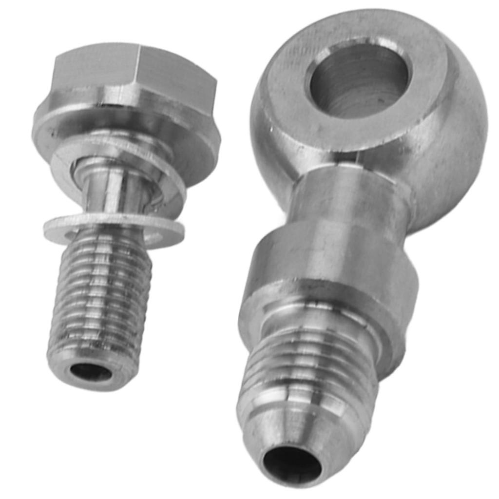 Turbo Banjo Bolt Kit M8 X 1mm Tube Connection Liquid Cintrol Turbo Brake Line Banjo Bolt