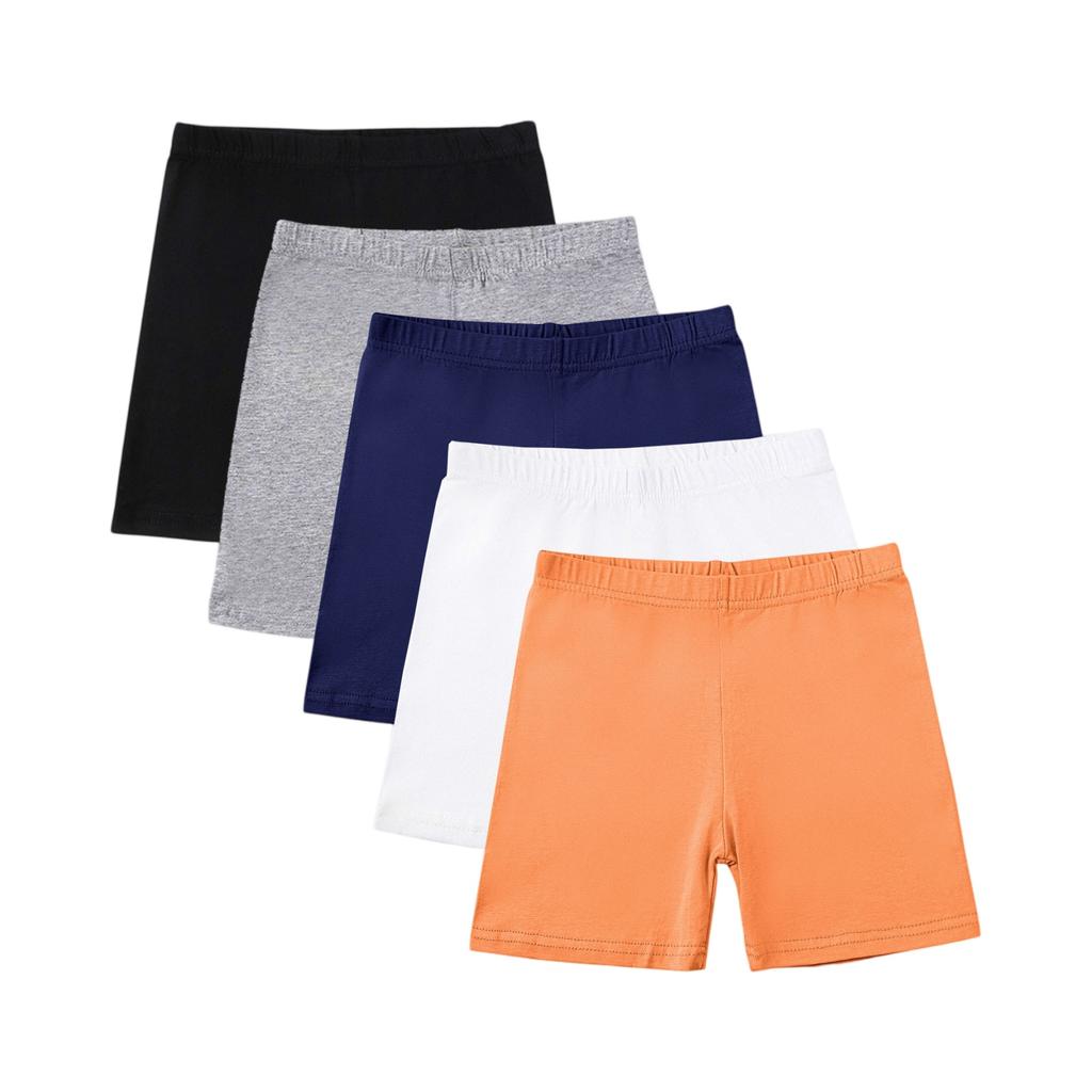 Summer Girls' Three-Point Safety Pants Underwear Leggings Five-Piece Set