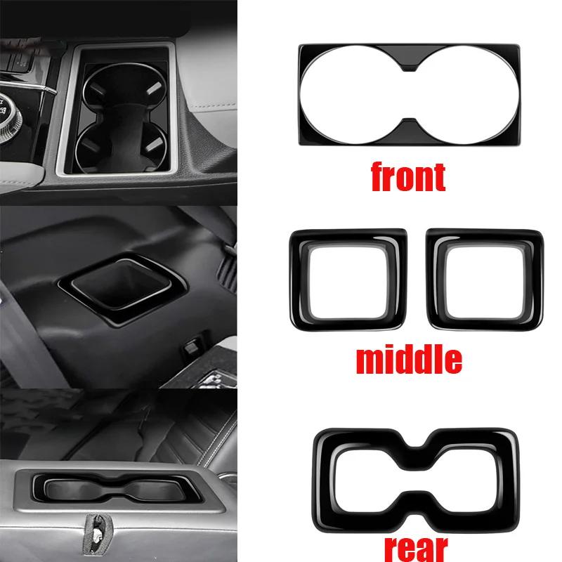 L/RHD For Mitsubishi Outlander   2024 interior front middle rear row water cup holder decorate panle sticker Accessories