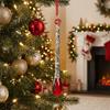 Crystal Clear Christmas Tree Icicle Pendants Glittery Holiday Hanging Pendant  Holiday Decorations