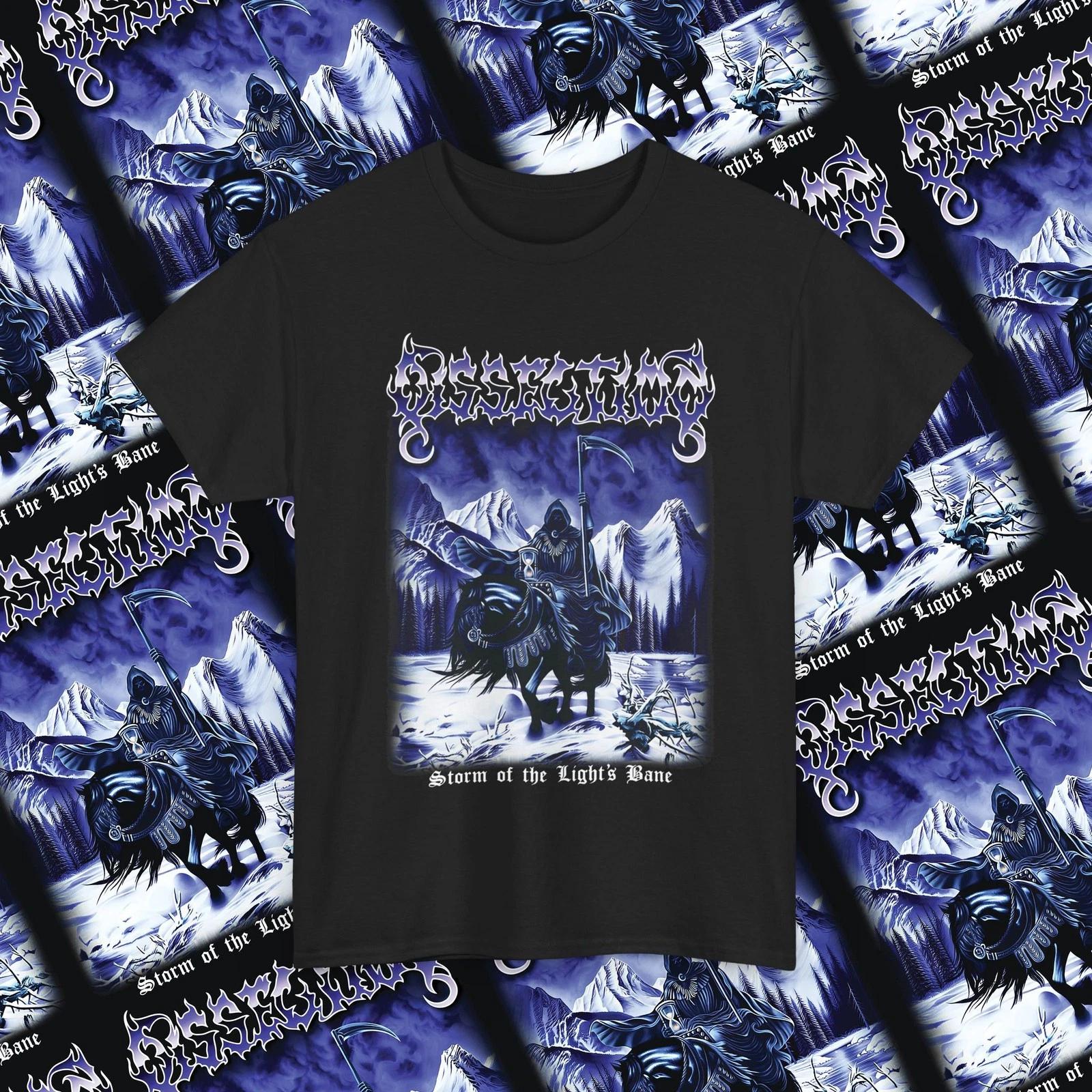 Dissection “Storm of the Light s Bane” Black Metal Band T-Shirt 2XL