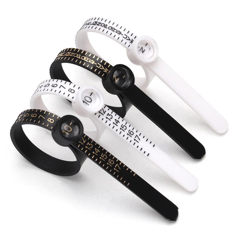 Ring Sizer Measuring Tape with Magnifying Glass for Finger Circumference