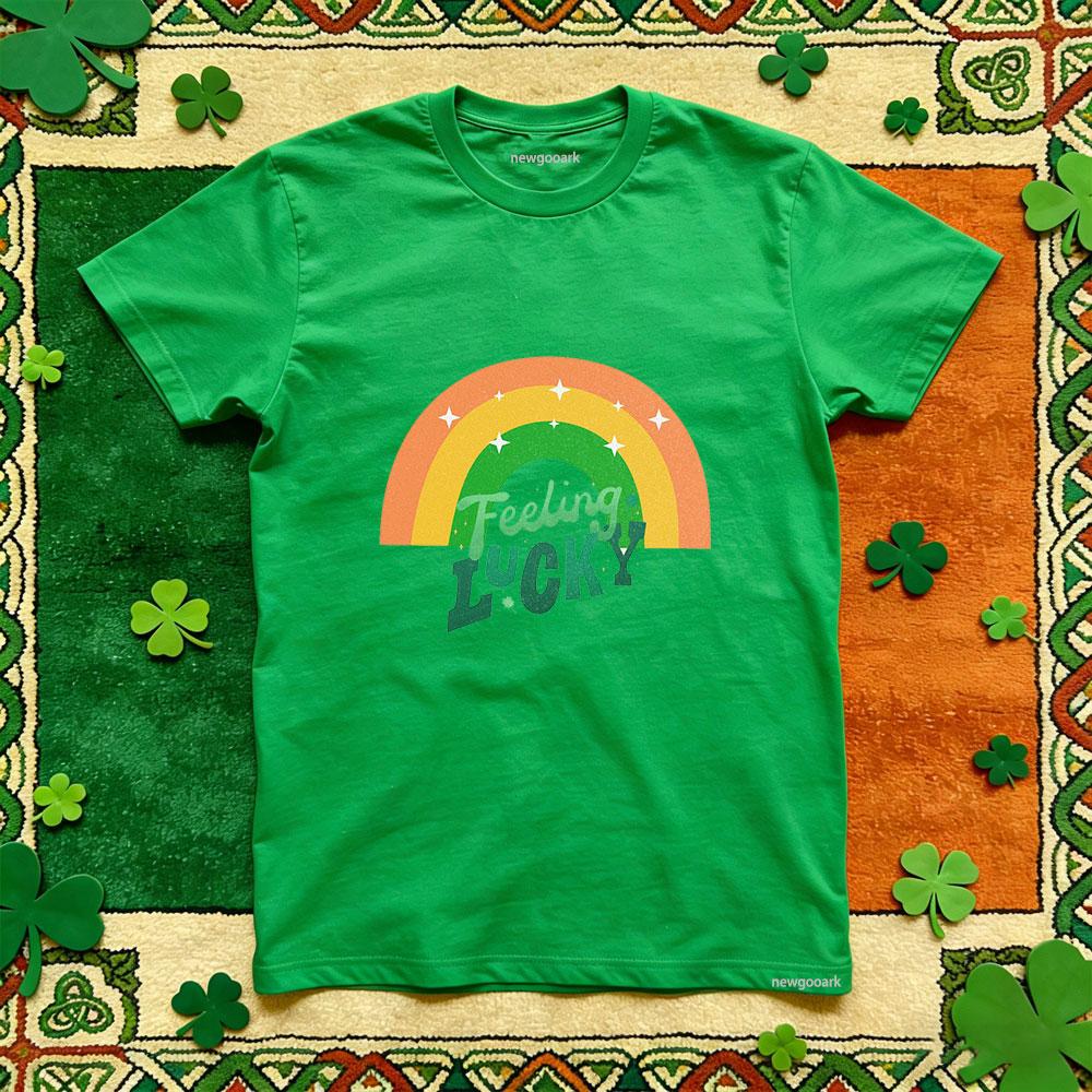 Saint Patrick green Retro t shirt Adult cotton funny festival printed T shirt Casual Unisex Women Unisex Party tee lucky Irish