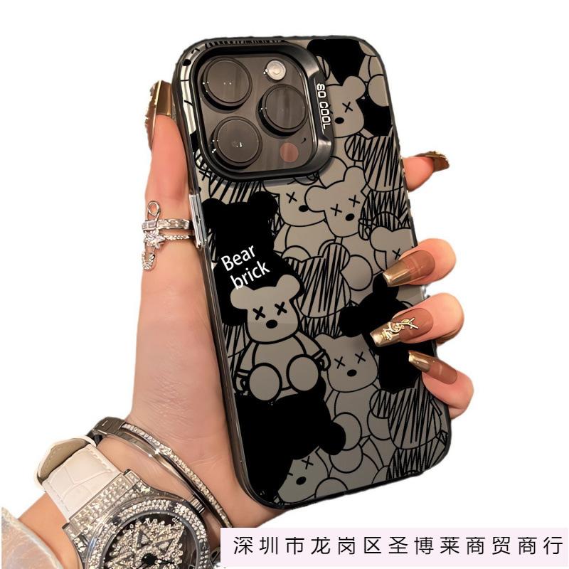 Full screen violent bear apple 15 mobile phone case iphone14promax vitality case 13/12/11 all-inclusive anti-drop XR