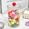 with Lid Airtight Food Storage Container Transparent Storage Jar Plastic Storage Box  Home