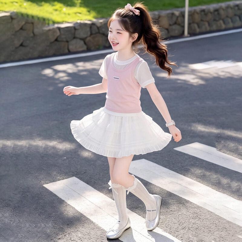 Moonkids Girls' Korean Style Summer Outfit Collection