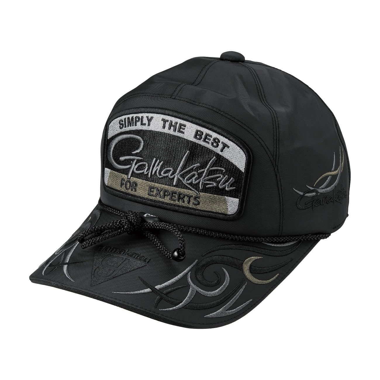 

Рыболовная кепка Gamakatsu GM9112 Черный x Черный LL (заплата)