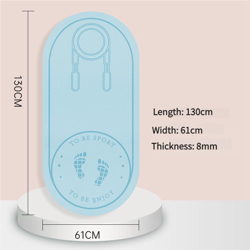 Saltea de sărit coarda TPE extra groasă pentru fitness interior, pad de exerciții antiderapant silențios cu absorbție de șoc pentru protecția podelei sălii de sport de acasă
