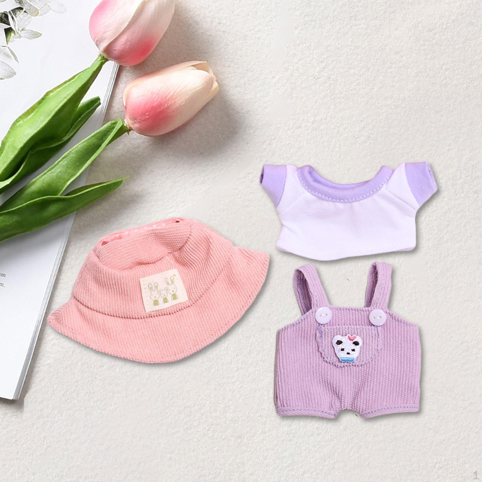 

для 15 см плюшевых кукол - набор аксессуаров своими руками фиолетовый