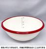 Fuji Enamel NR Bowl, 18cm, 1.2L, Enamel, Graduated, Red, BM-18B