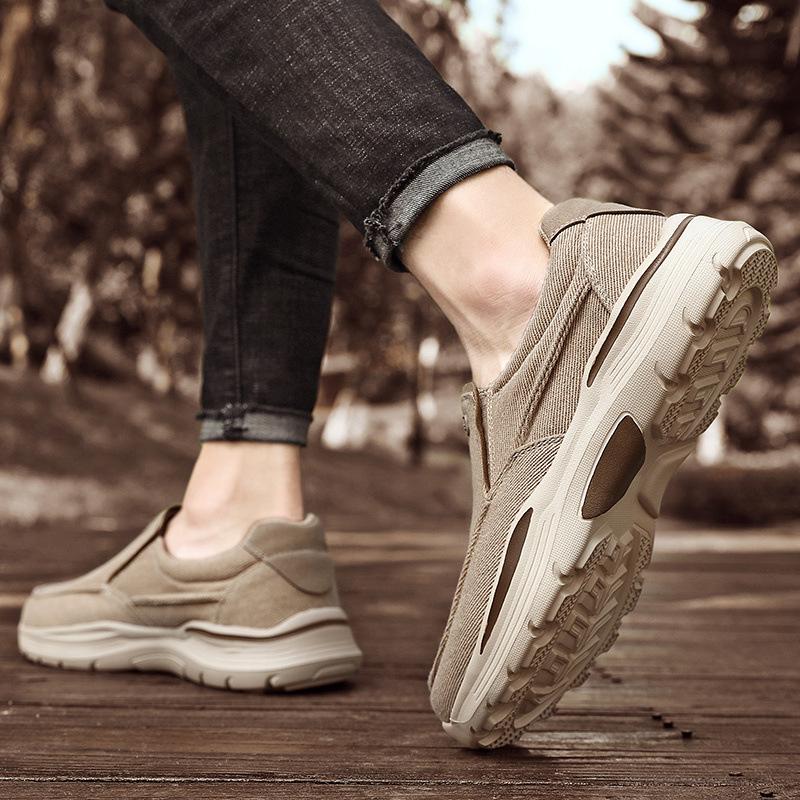Cloth Shoes Men's Old Beijing Cloth Shoes Thick Soled Men's Oversized Size 48 Cloth Shoes