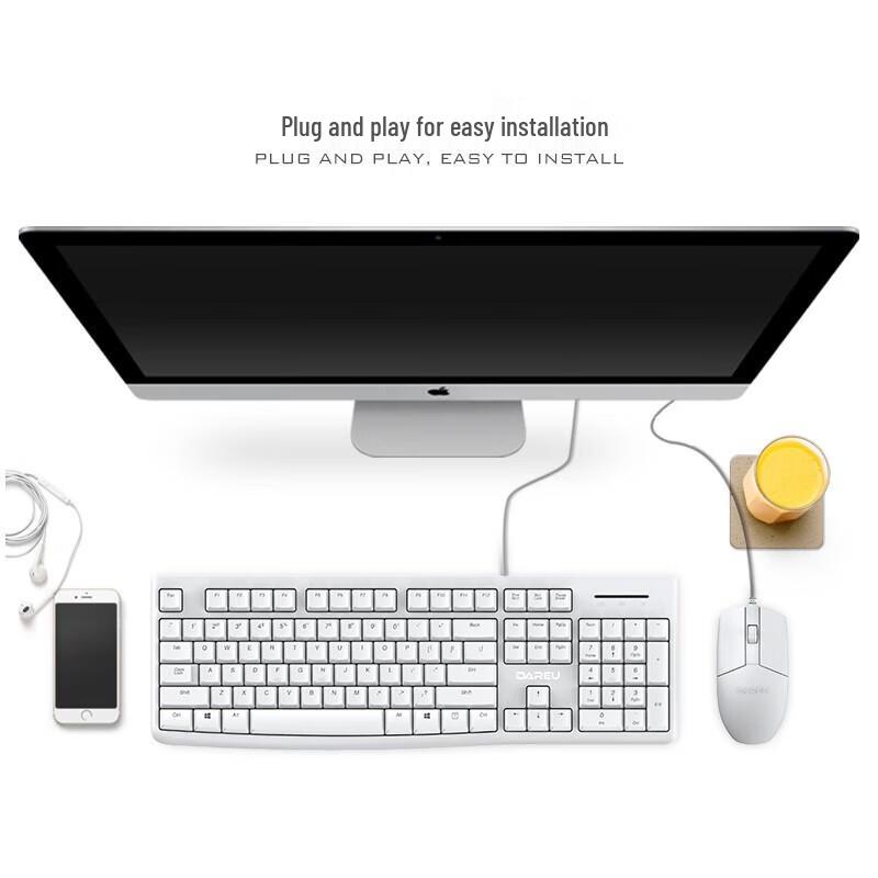 Dareu LK185T Wired Ergonomic Keyboard and Mouse Combo
