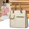 Large-capacity Handbag Women's New Commuting Simple Bag Multi-compartment Versatile Casual Canvas Bag
