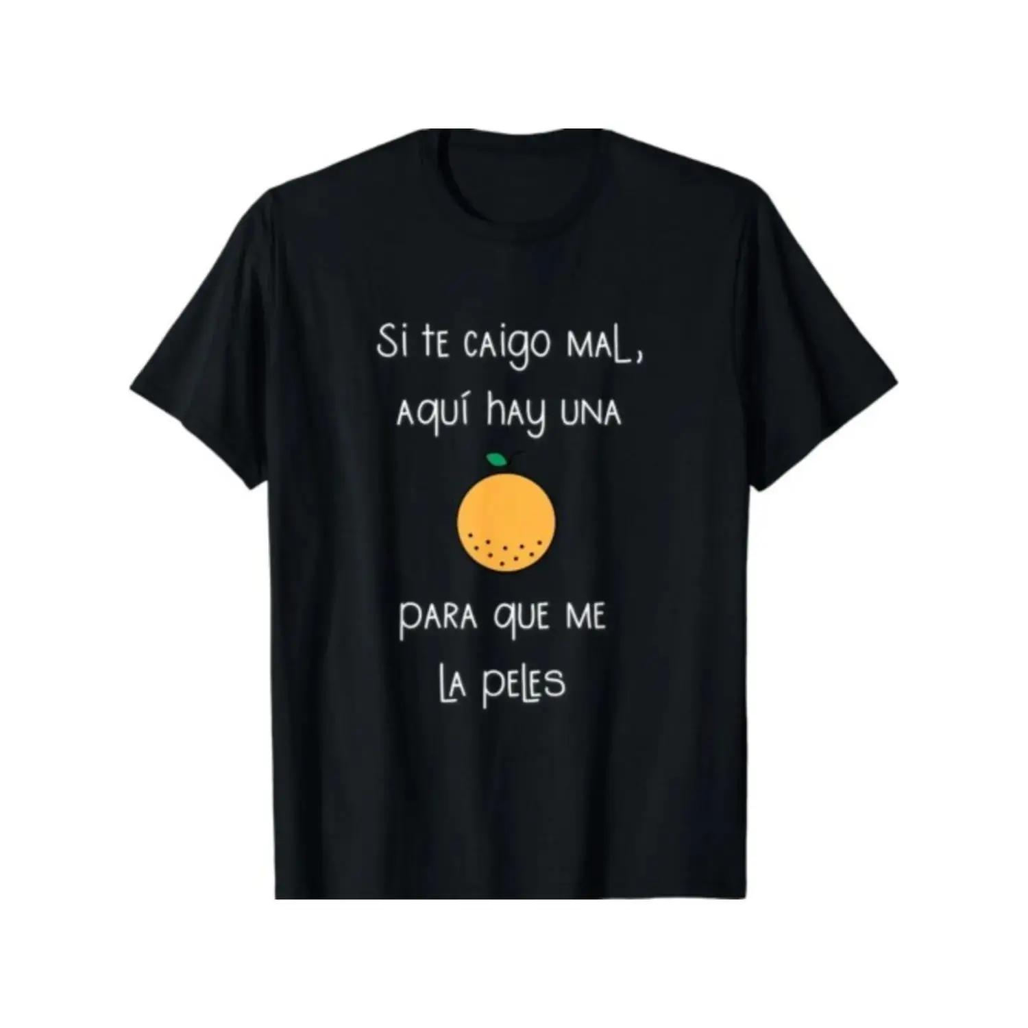 100% Cotton Camiseta Graciosa Para Latinos Hispanos Tee in Spanish. T-Shirt XXL