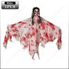 1PC Halloween Red Witch Hanging Ghost Halloween Decor Sound Control Glowing Eyes Haunted House Bar Porch Horror Decoration