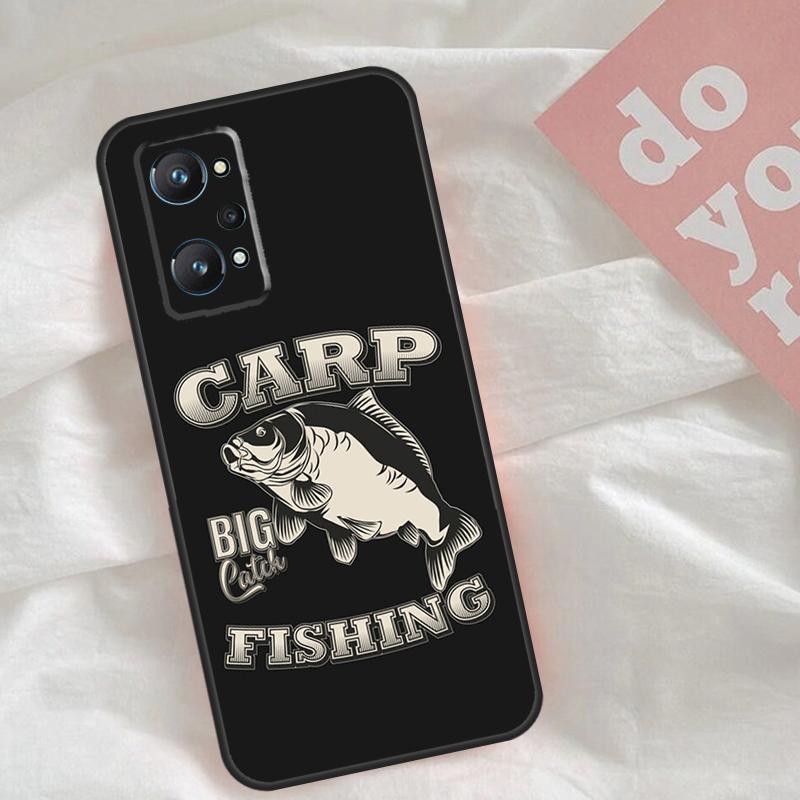 

Carp Fishing Fish Case For Realme C65 C67 C71 C63 C61 C55 C51 C53 C35 C75 11 12 13 14 15 Pro Plus GT6 GT7 Pro Realme C53