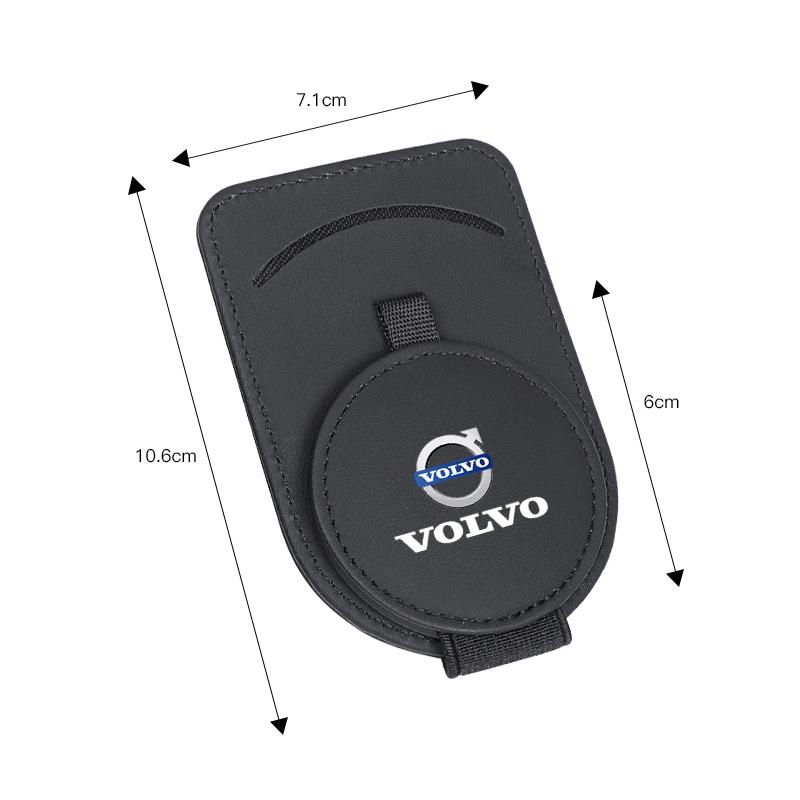 Auto Zonneklep Brilhouders Zonnebril Opberging Kaarthouder Voor Volvo ES90 EC40 EX40 EM90 XC90 V90 V60 XC60 V40 S80 S60 S90 C40 XC