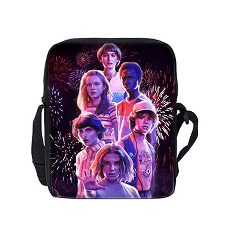 Στυλάτη Τσάντα Φαγητού Stranger Things Τσάντα Χιαστί Για Επιστροφή Στο Σχολείο