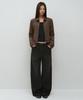 MUSINSA STANDARD WOMAN Women'S Essential Extra Wide Denim Pants [Rusty Black]