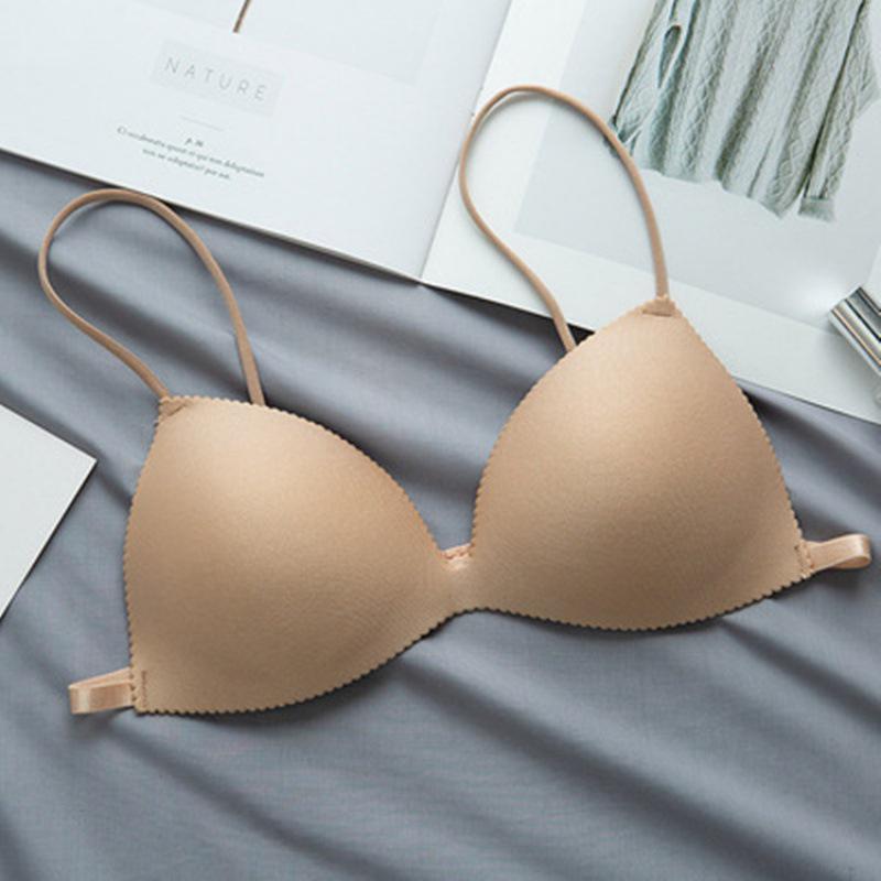 Bustier Reggiseno Monopezzo Senza Cuciture Ultra-Sottile con Schiena a Incrocio