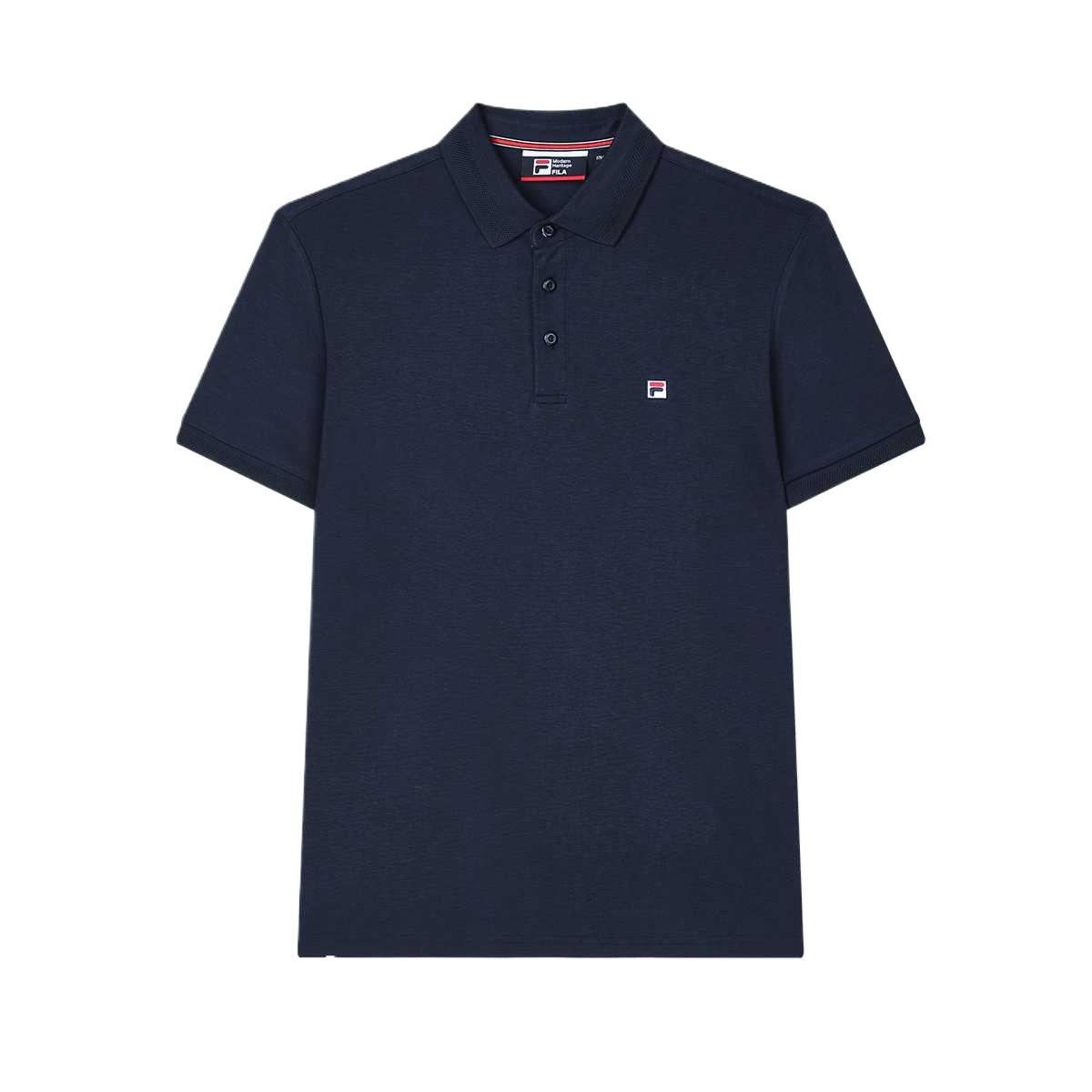 

New FILA Modern Polo Shirt Men s Navy Blue F51M421104A-NV XXL(185/104A)